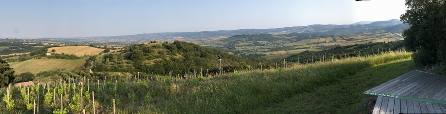 Fattoria La Maliosa - panorama da Monte Cavallo.