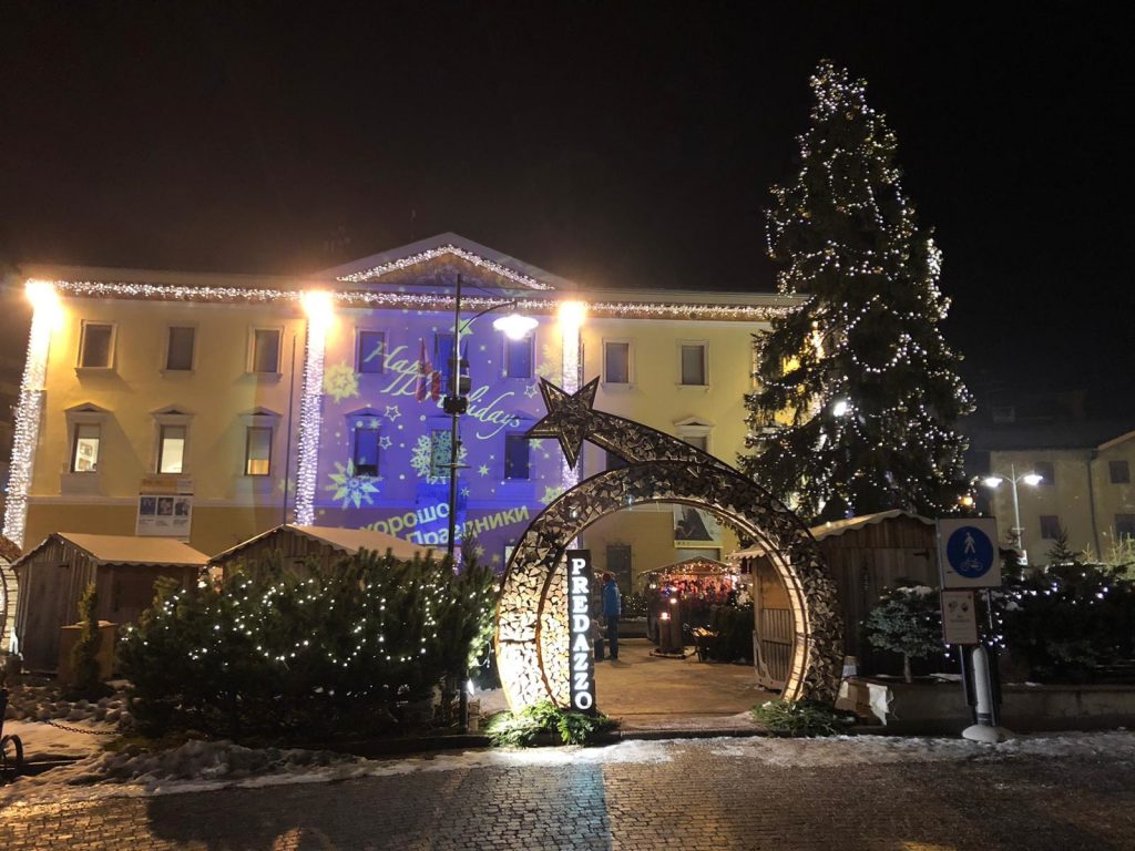 Mercatino di Natale a Predazzo.