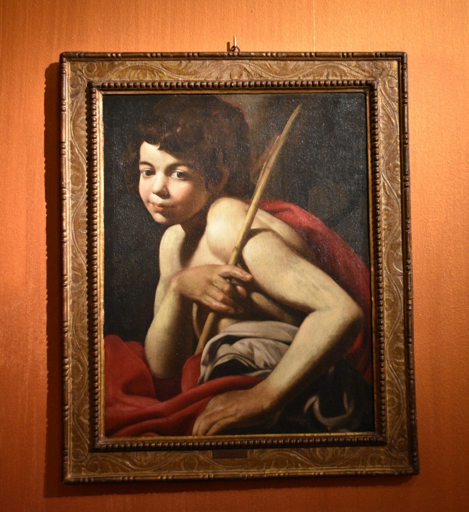 Opera di Battistello, San Giovanni Battista fanciullo.