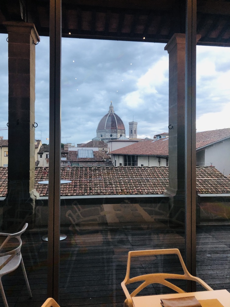 Vista del duomo dal Caffè del Verone.