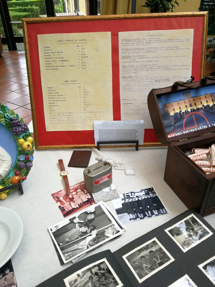 Villa Castelletti - alcuni documenti, elenchi e foto dell'istituto Croff.