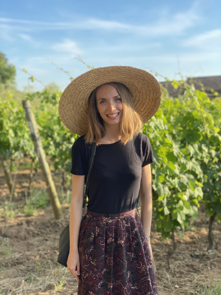 Azienda Villanoviana - Federica tra le vigne.
