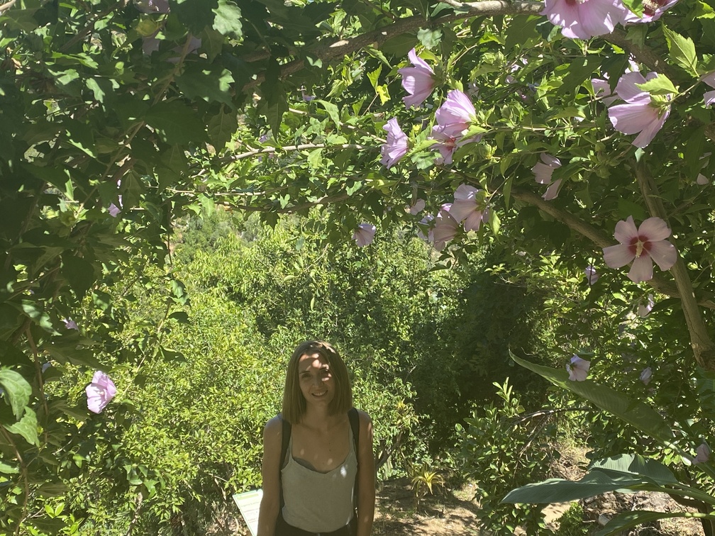 Botanical Park and Gardens - Federica tra le piante del sentiero.