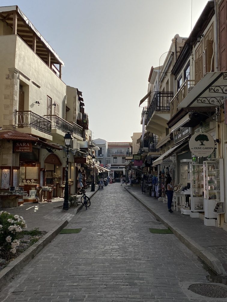 Rethymno - via del centro.