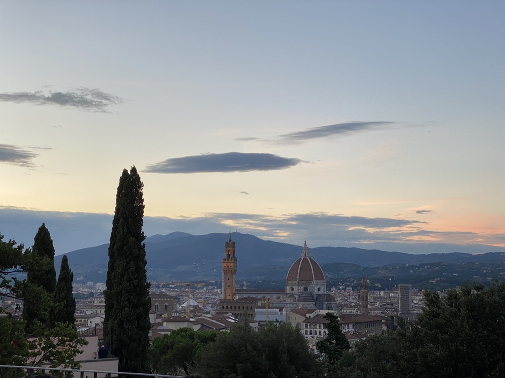 Villa Bardini - panorama al tramonto.