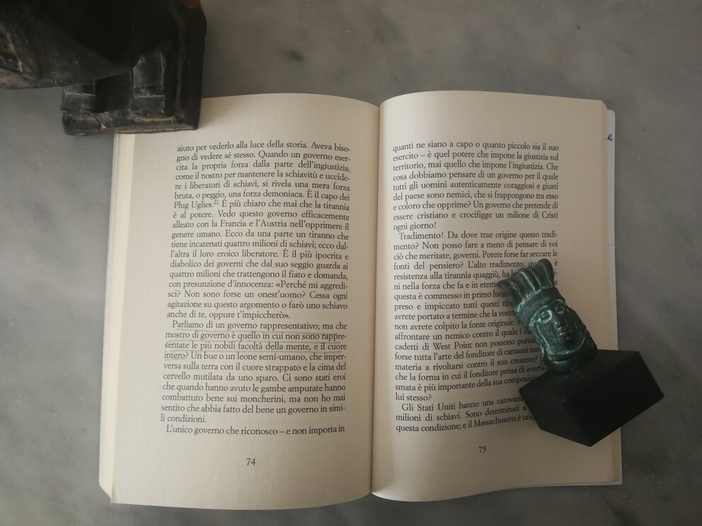 Henry David Thoreau, La disobbedienza civile - pagine interne.