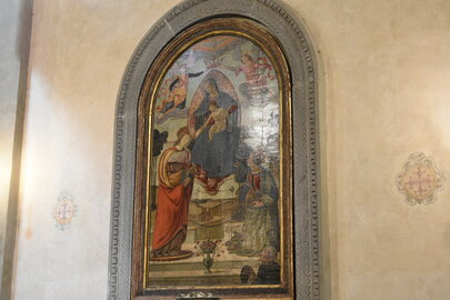 Matrimonio mistico di Santa Caterina, tavola.