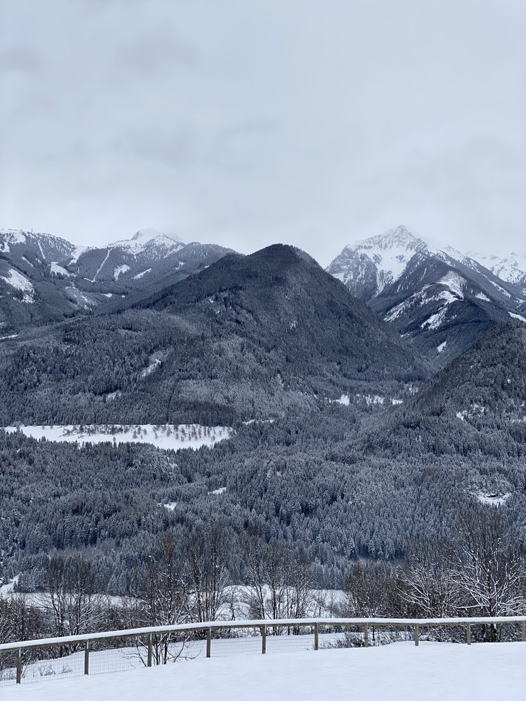 Val di Fiemme innevata.