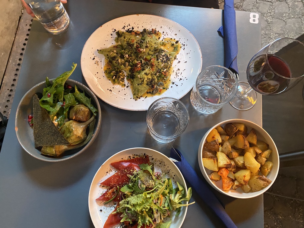 Il pranzo da Botanica Lab a Bologna.