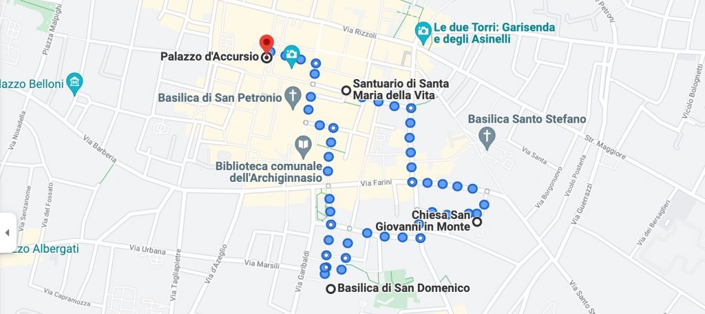 Itinerario a Bologna.