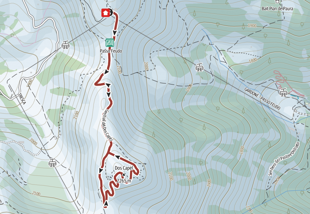 Mappa del Geotrail.