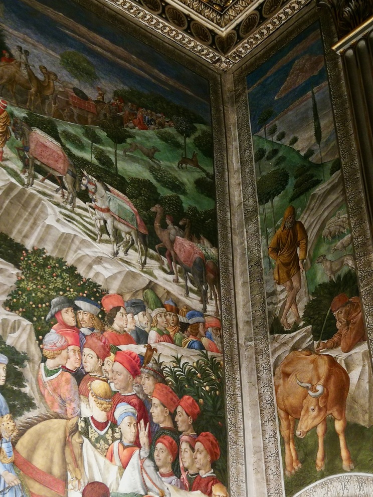 Benozzo Gozzoli, particolare della Cappella dei Magi.