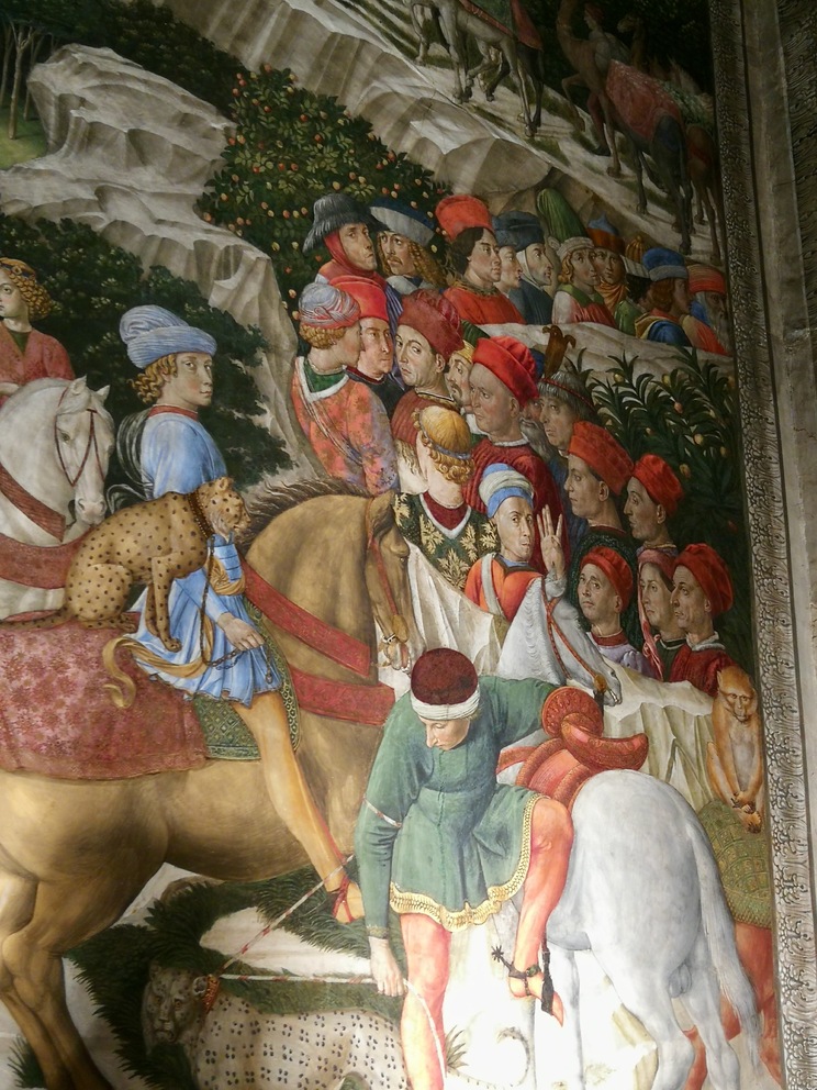 Benozzo Gozzoli, particolare della Cappella dei Magi.