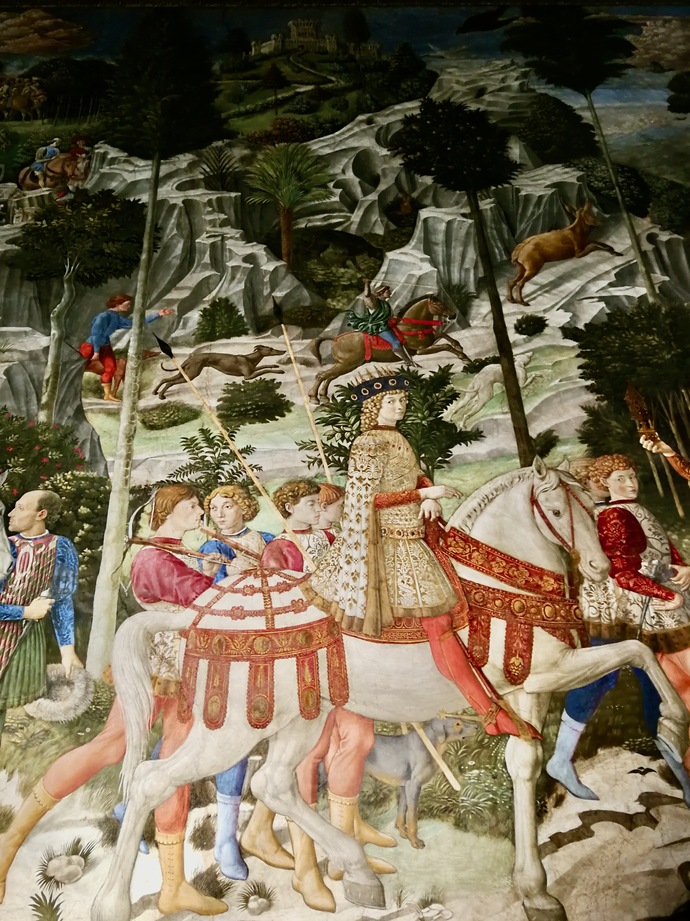 Benozzo Gozzoli, particolare della Cappella dei Magi.