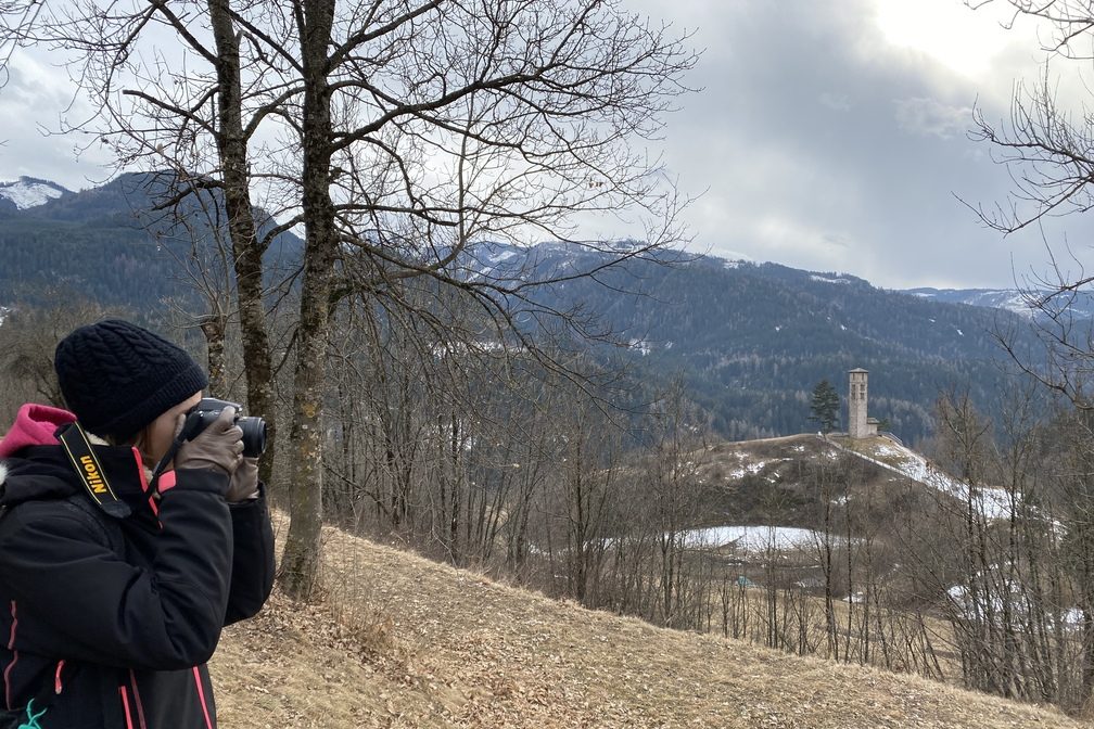 Federica fotografa San Valerio.