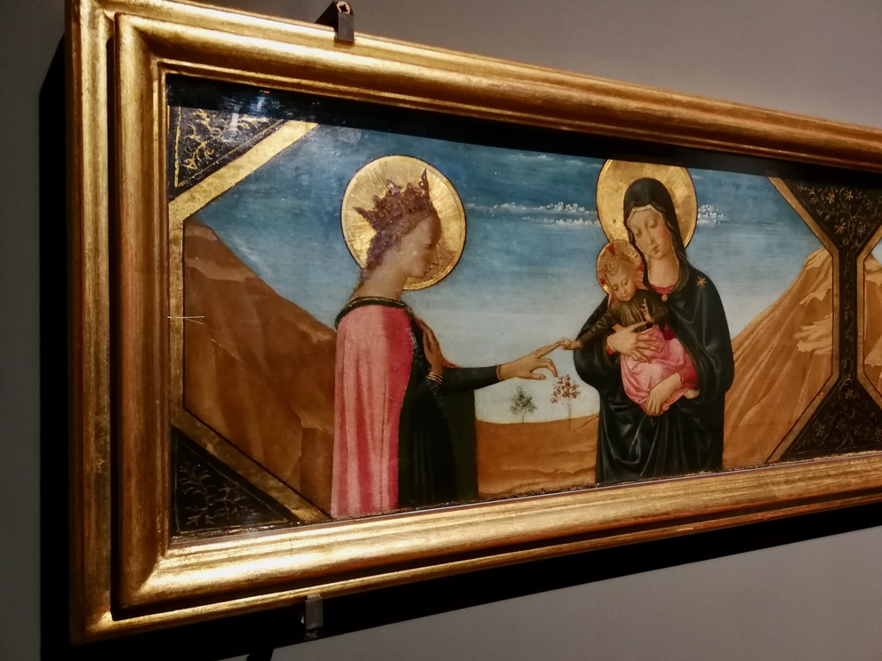 Benozzo Gozzoli, "Sposalizio mistico di Santa Caterina d'Alessandria", 1460-1463, Firenze, Museo di San Marco.