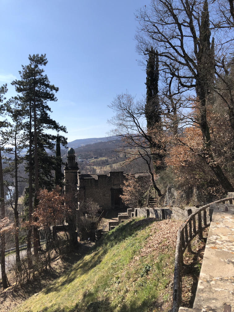 La Rocchetta Mattei - vista dal balcone.