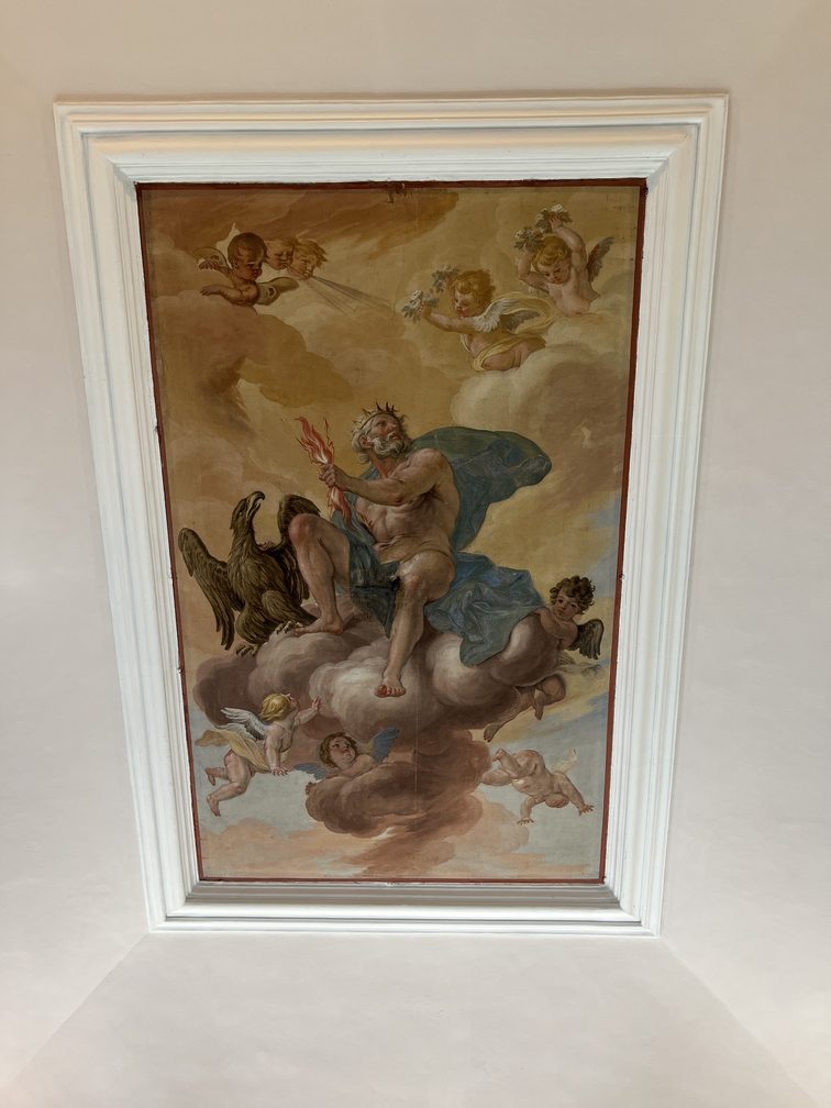 Villa Rospigliosi a Lamporecchio - affresco di Zeus.