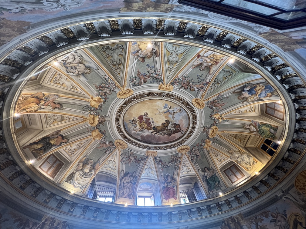 Villa Rospigliosi a Lamporecchio - affresco del salone.