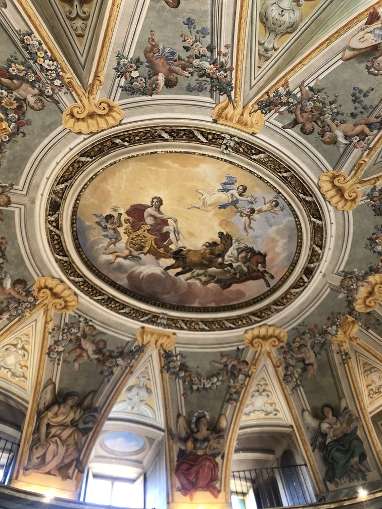 Villa Rospigliosi a Lamporecchio - affresco del salone.