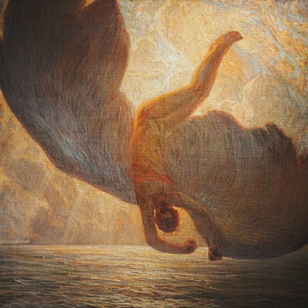 Mostra Galileo Chini - Galileo Chini, Icaro, 1907, collezione privata.