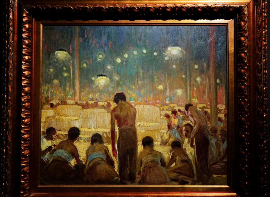 Mostra Galileo Chini - Galileo Chini, La bisca San - Pen, 1912, collezione privata.