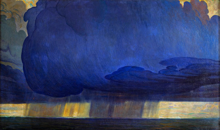 Mostra Galileo Chini - Galileo Chini, Il Tifone, 1911, collezione privata.