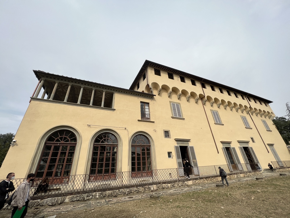 Villa di Careggi - esterno lato sud.