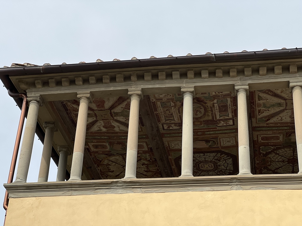 Villa di Careggi - loggiato.