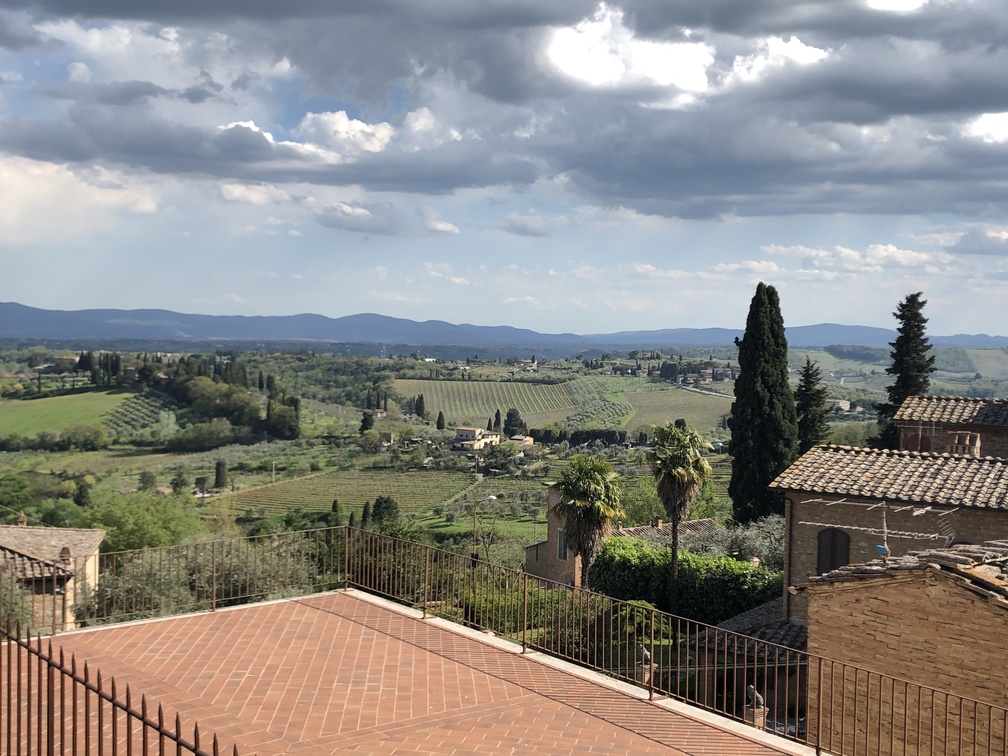 Torre e Casa Campatelli - panorama dal ballatoio.
