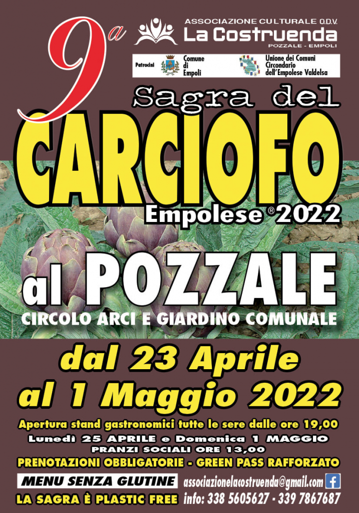 Locandina della Sagra del Carciofo Empolese.