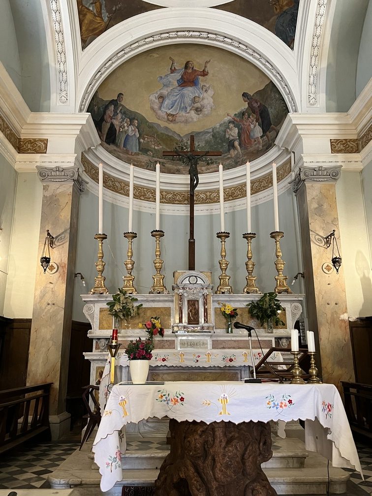 Piteglio - Chiesa di Santa Maria Assunta, abside.