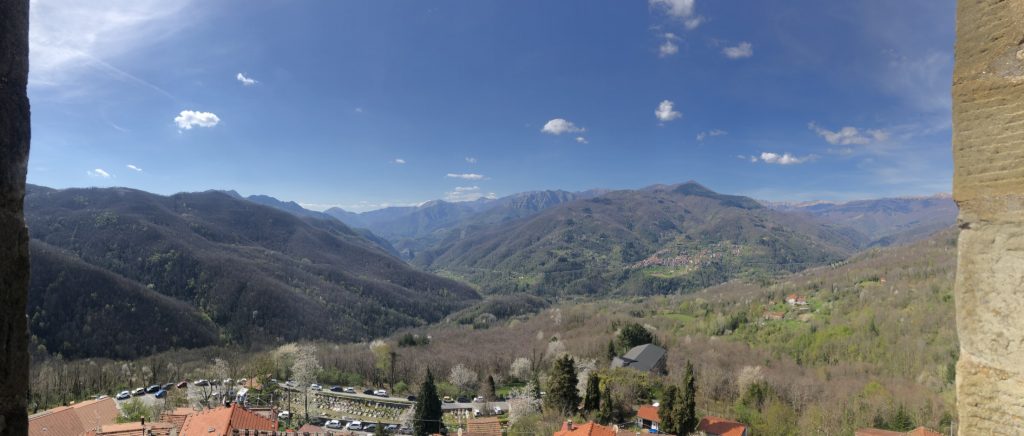 Piteglio - panorama dal campanile.