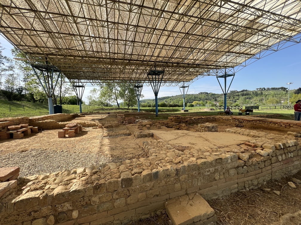 Villa Romana del Vergigno - muro esterno.