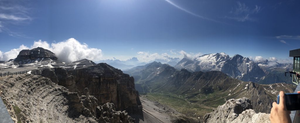 Sass Pordoi - panorama.