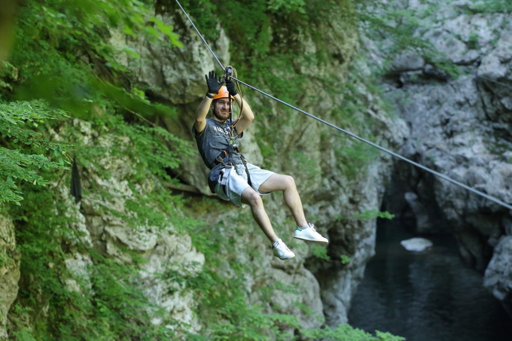 Canyon Park a Bagni di Lucca - Zip-Line.
(Foto di Outdoorpix Photography)