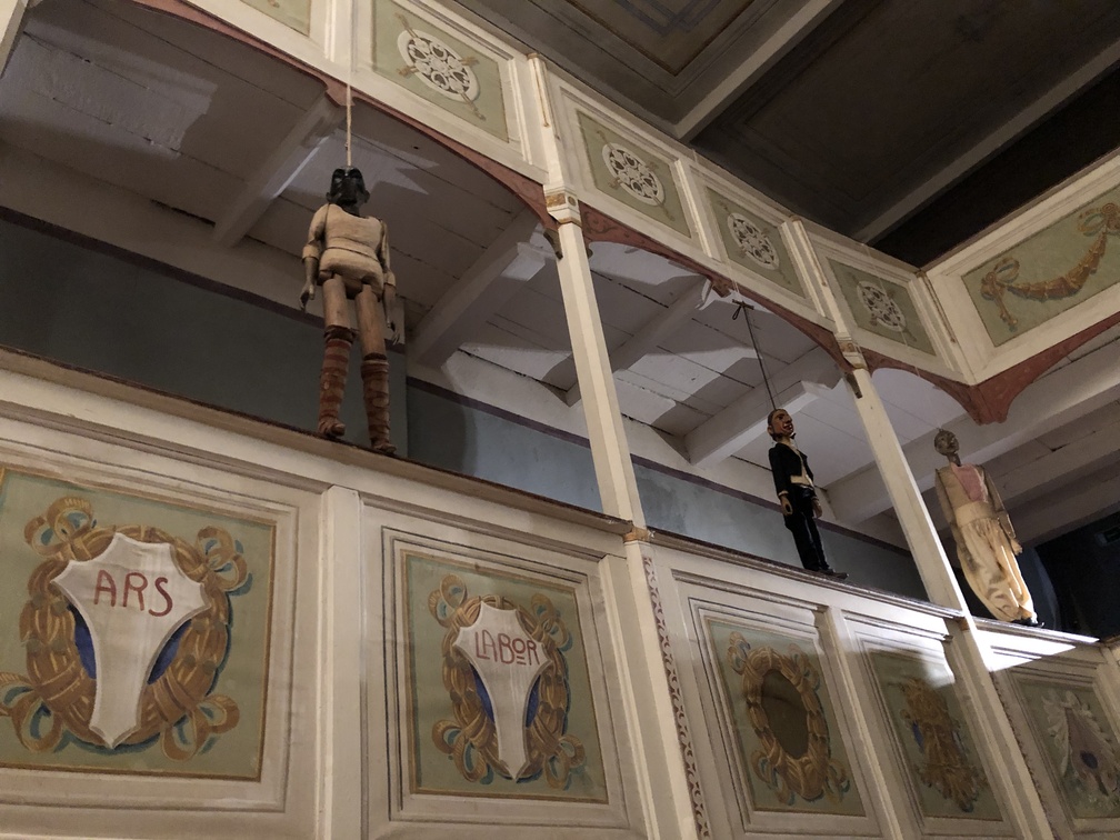 Teatrino di Vetriano - palchi.