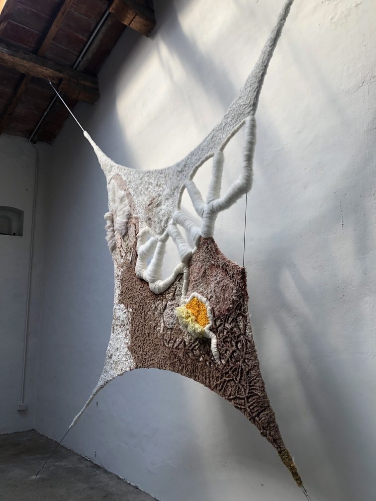 Villa Aldobrandini Banchieri Rospigliosi - installazione di Gloria Campriani.