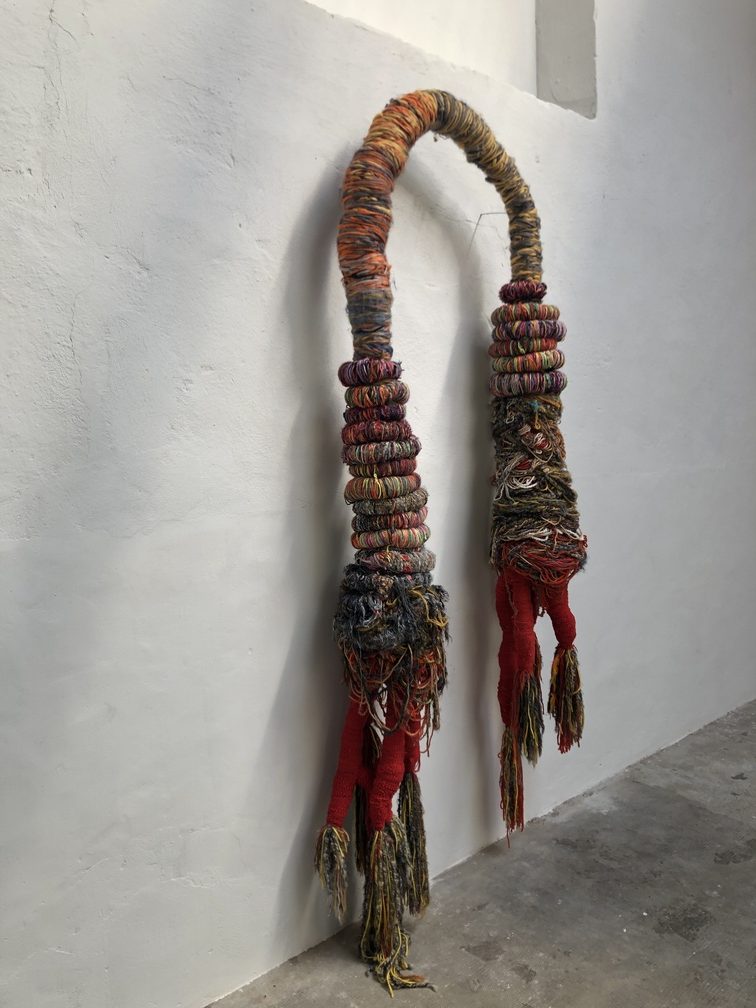 Villa Aldobrandini Banchieri Rospigliosi - installazione di Gloria Campriani.
