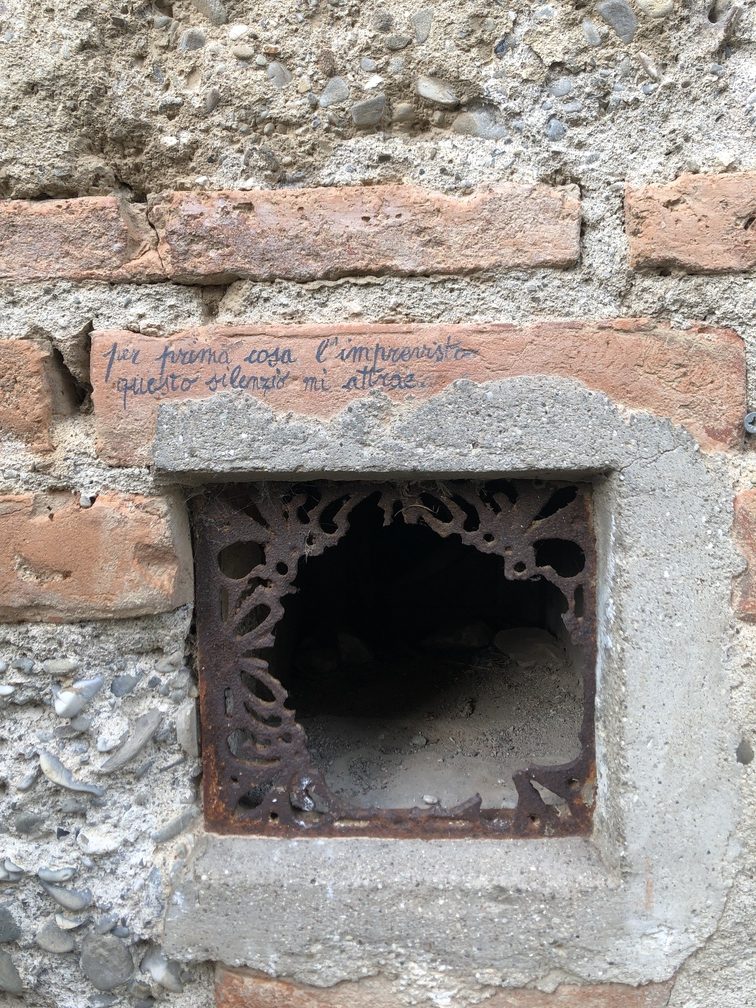 Villa Aldobrandini Banchieri Rospigliosi - le frasi nascoste di Myriam Cappelletti.