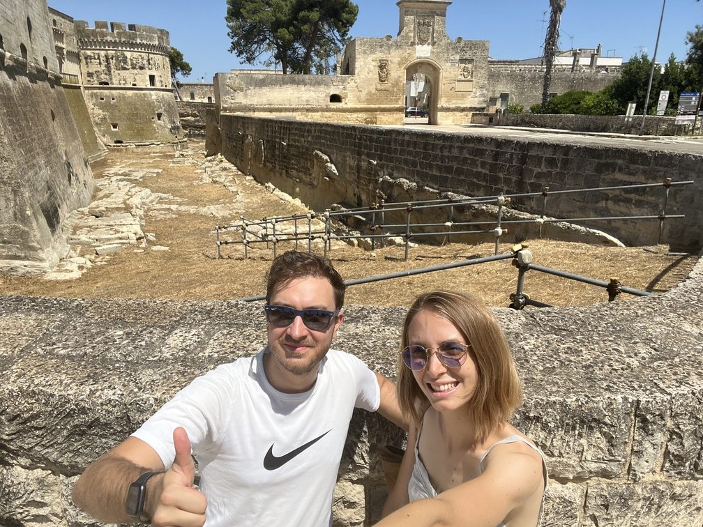 Acaya - Lorenzo e Federica al Largo San Paolo.