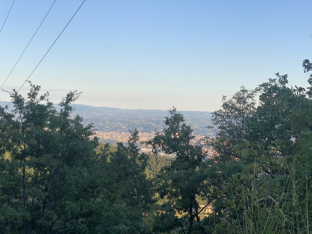 Panorama su Firenze.