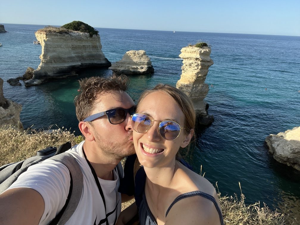 Faraglioni di Sant'Andrea - Lorenzo e Federica.