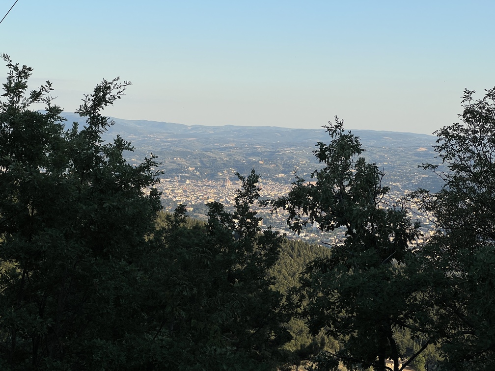 Panorama su Firenze.