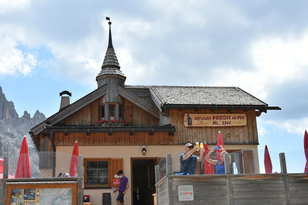 Torri del Vajolet - rifugio Preuss.