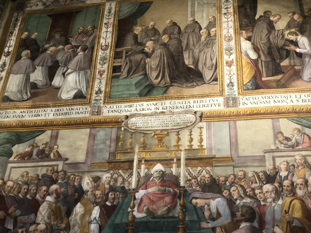 Badia di Passignano - Benedetto Veli, affreschi di San Atto.