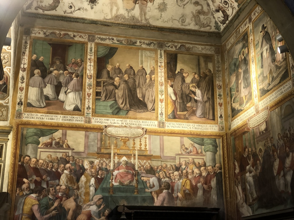 Badia di Passignano - Benedetto Veli, affreschi di San Atto.