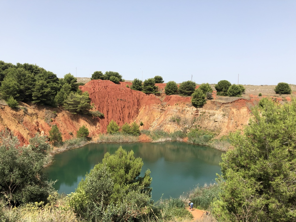 Ex cava di Bauxite a Otranto.