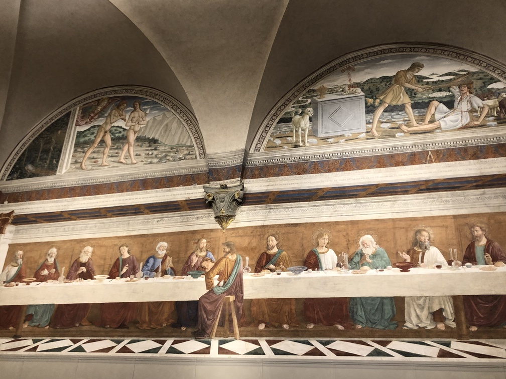 Badia di Passignano - Domenico e Davide Ghirlandaio, Ultima cena.