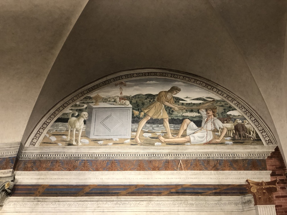 Badia di Passignano - Bernardo Rosselli, Caino e Abele.
